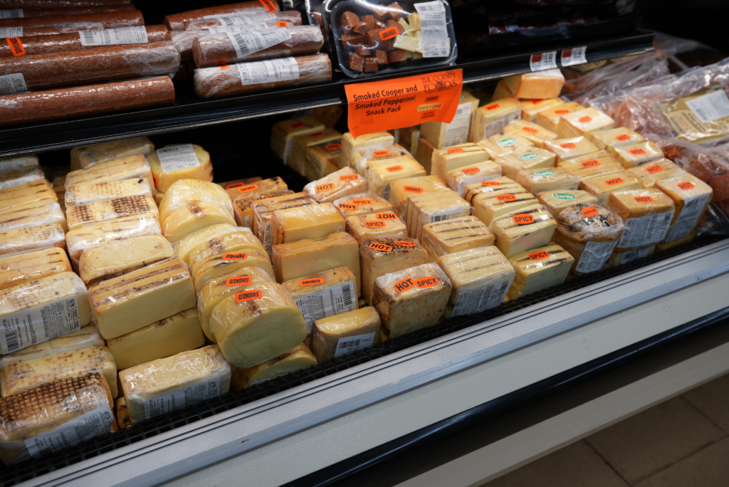 image of cheese and meat case