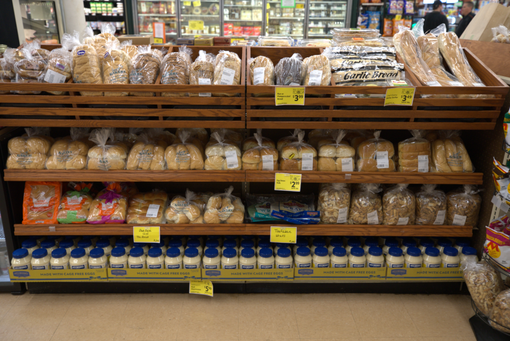 image of bread section