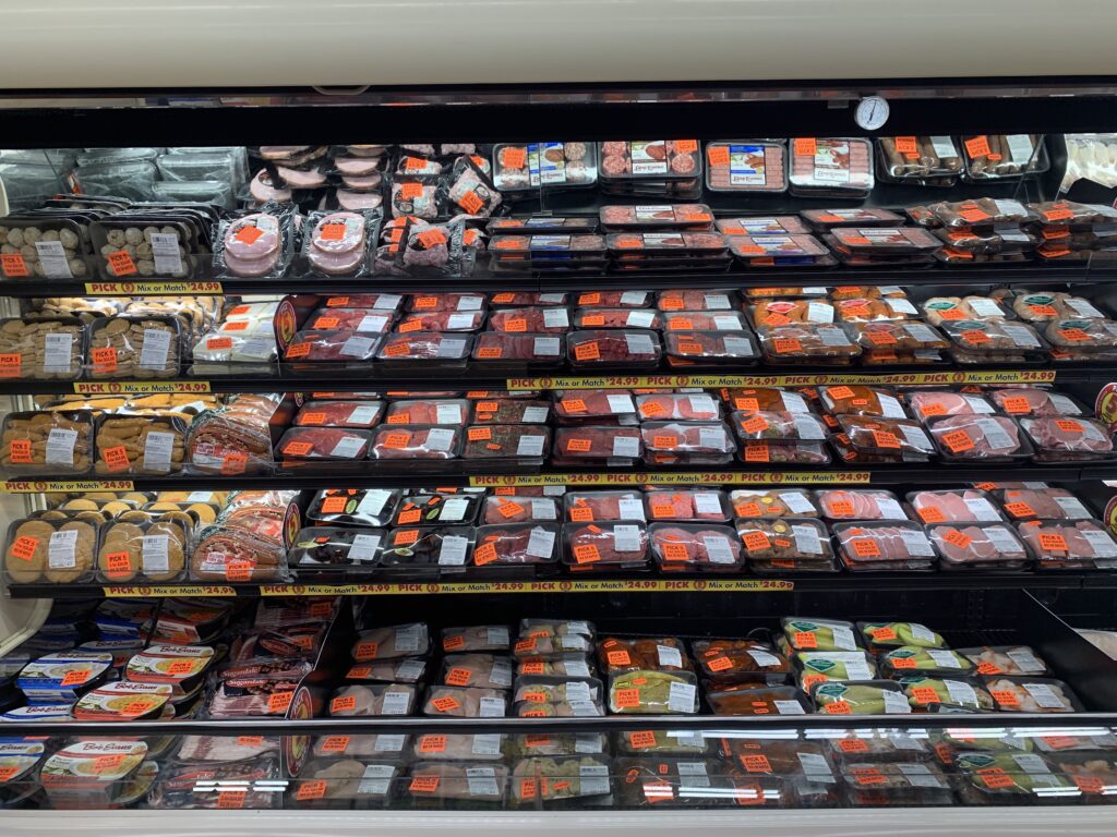 image of variety meat case selection